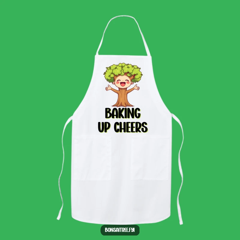 Funny Cheerful Bonsai Apron: Cook with Enthusiasm and Style