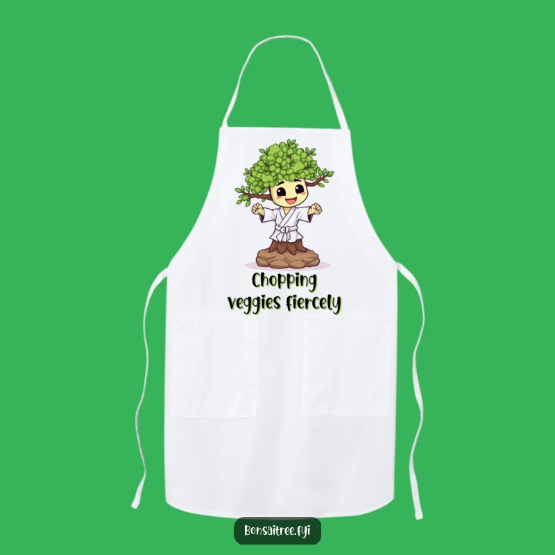 Funny Happy Bonsai Karate Chop Apron: A Hilarious Kitchen Gift
