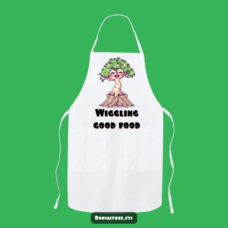 Funny Kitchen Bonsai Roots Apron: Joyful Wiggling Gift