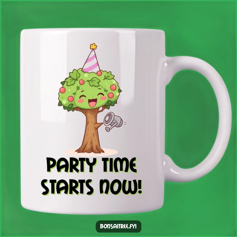 Funny Party Bonsai Mug: Dancing Tree, Perfect Celebration Gift