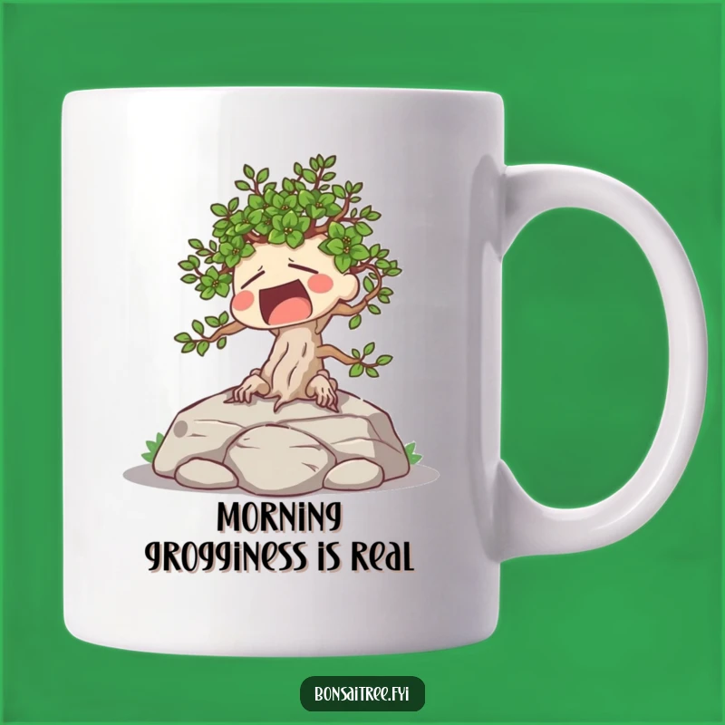 Funny Tired Bonsai Mug: Sunbathing Sloth, Perfect Relaxing Gift
