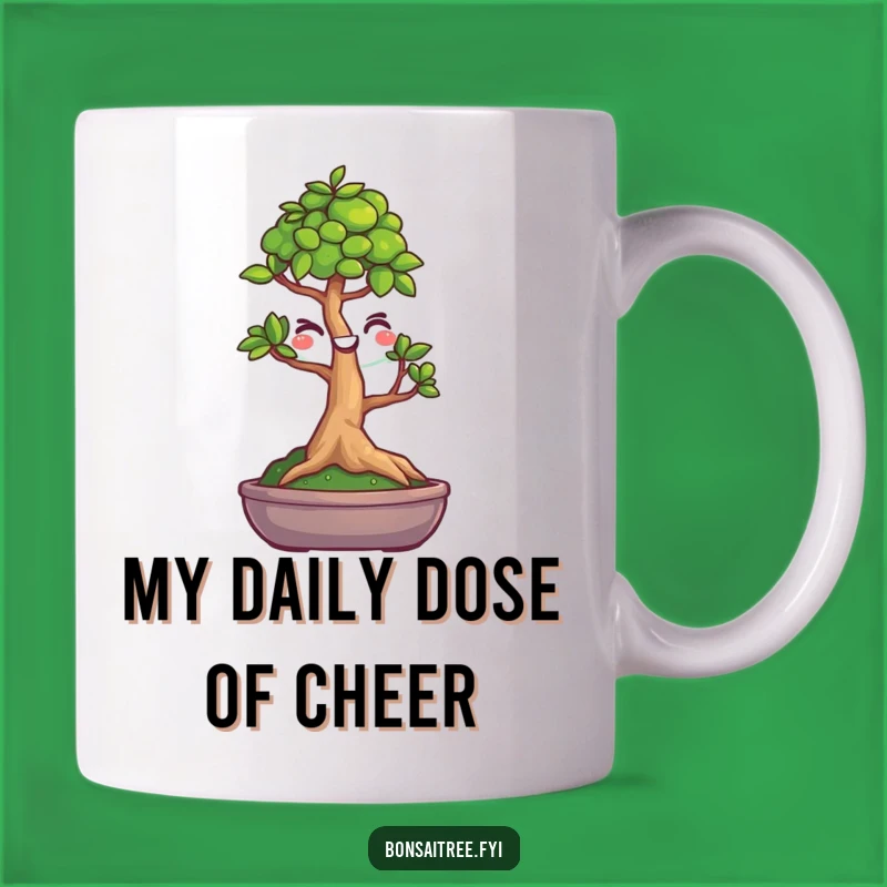 Funny Winking Bonsai Face Mug: The Perfect Quirky Gift for a Grinning Friend