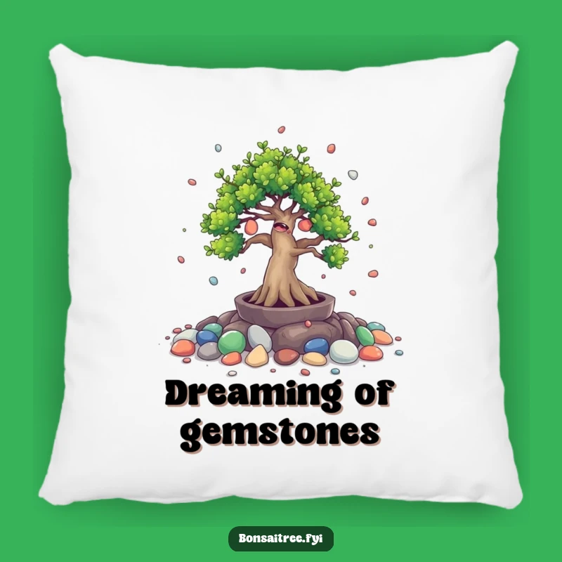 Comfy Funny Bonsai Stone Spill Pillow: The Perfect Cozy Gift