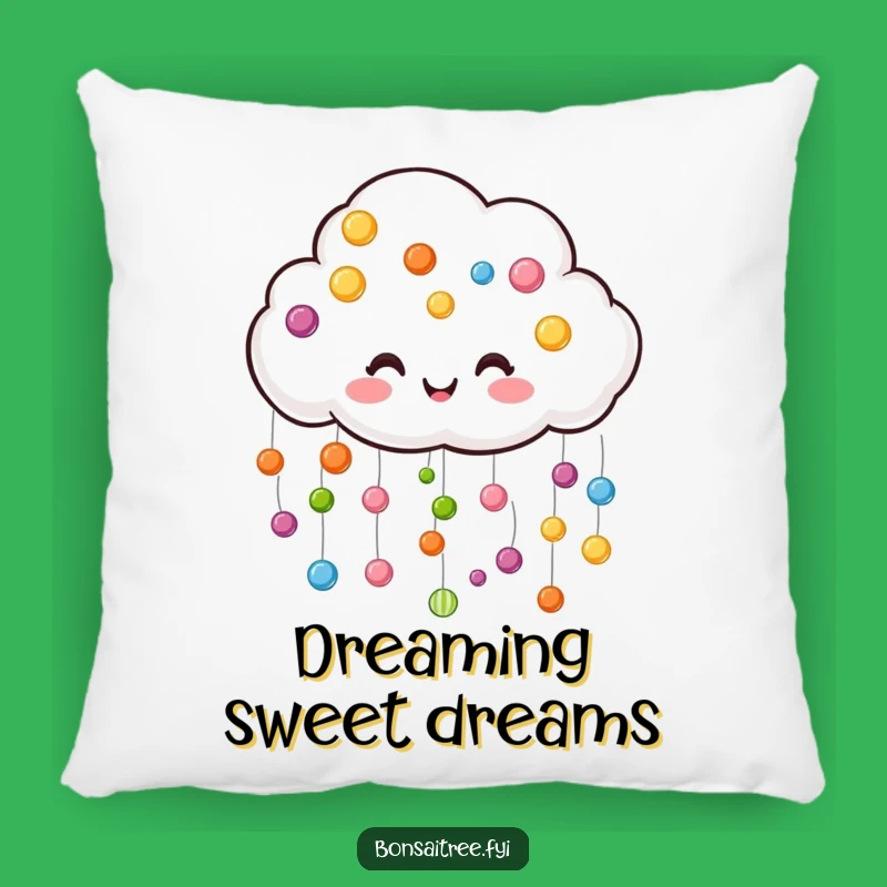 Funny Candy Cloud Pillow - Cozy Comfort with a Sweet Touch