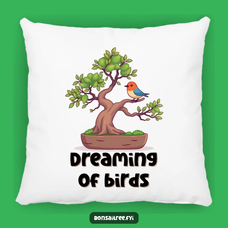 Funny Comfort Bird Bonsai Pillow: Colorful Balanced Gift