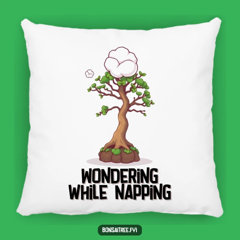 Funny Curious Bonsai Cotton Ball Pillow: Cozy Up with This Humorous Gift