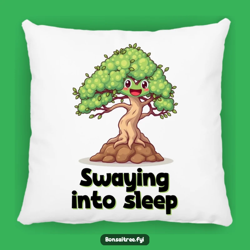 Funny Happy Bonsai Dancing Pillow - Soft and Joyful Accent