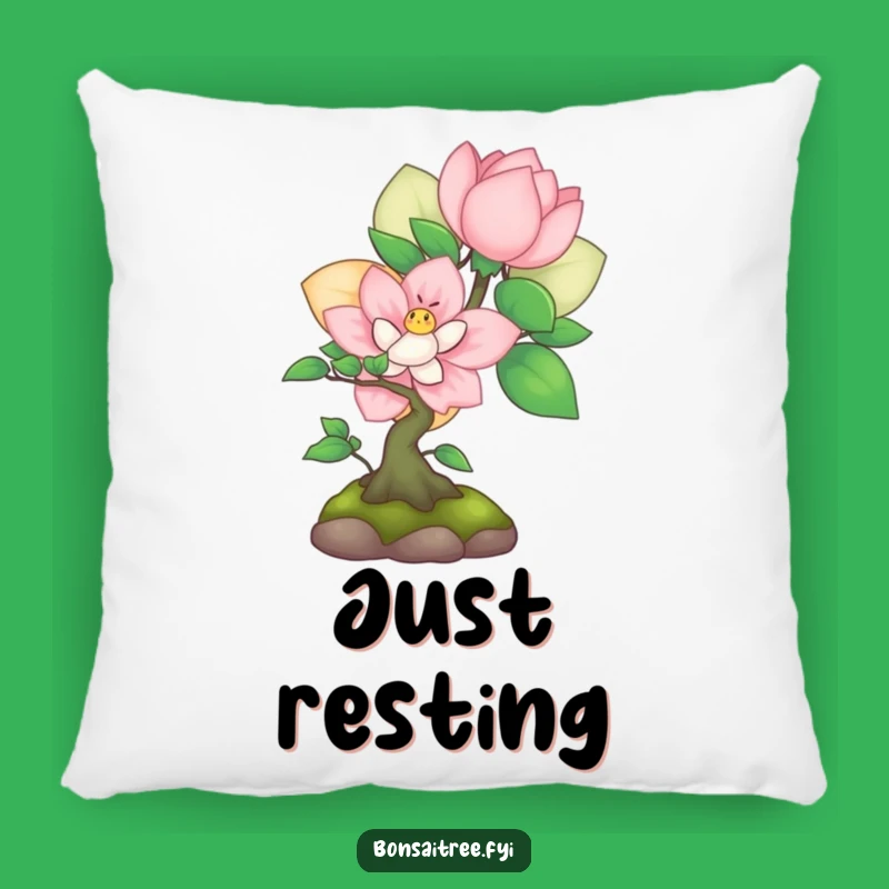 Funny Shy Bonsai Flower Peek Pillow: Soft & Adorable Comfort Gift