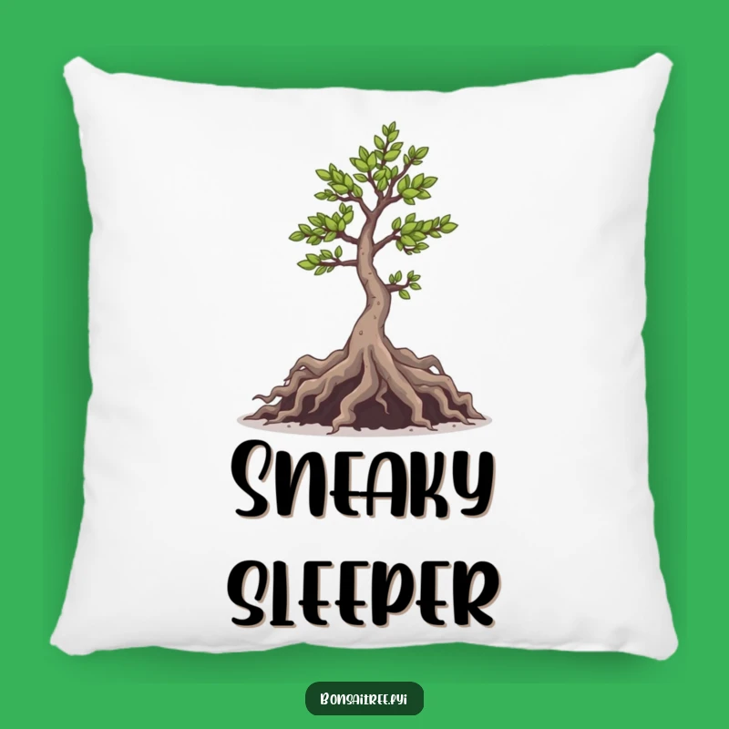 Mischievous Bonsai Roots Pillow: Cuddle Up with Cheeky Comfort, Soft Funny Gift
