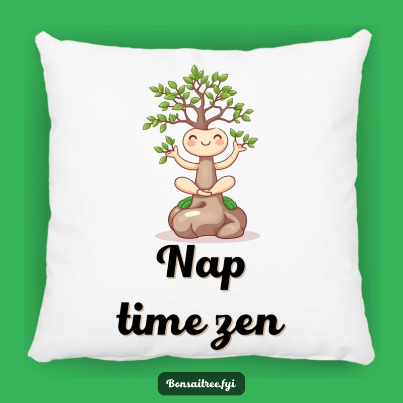 Funny Yoga Bonsai Pillow: Huggable Zen for Your Couch, Adorable Funny Gift