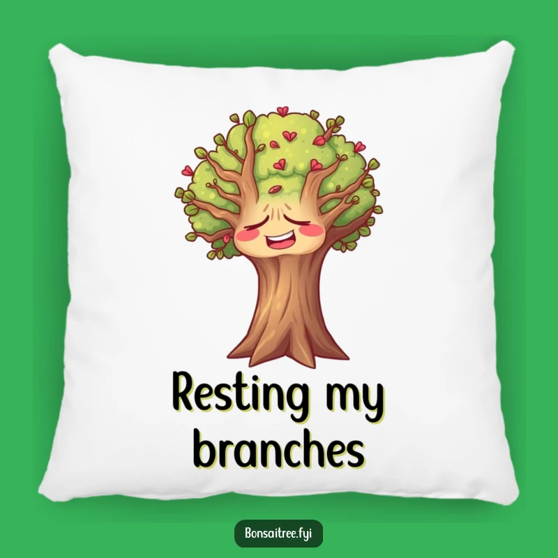 Funny Laughing Tree Pillow: Cozy Comfort with Silent Giggles