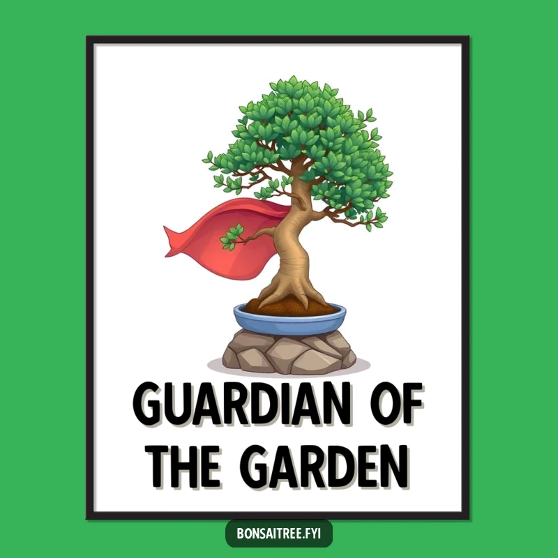 Funny Heroic Bonsai Digital Art - Instant Epic Wall Decor