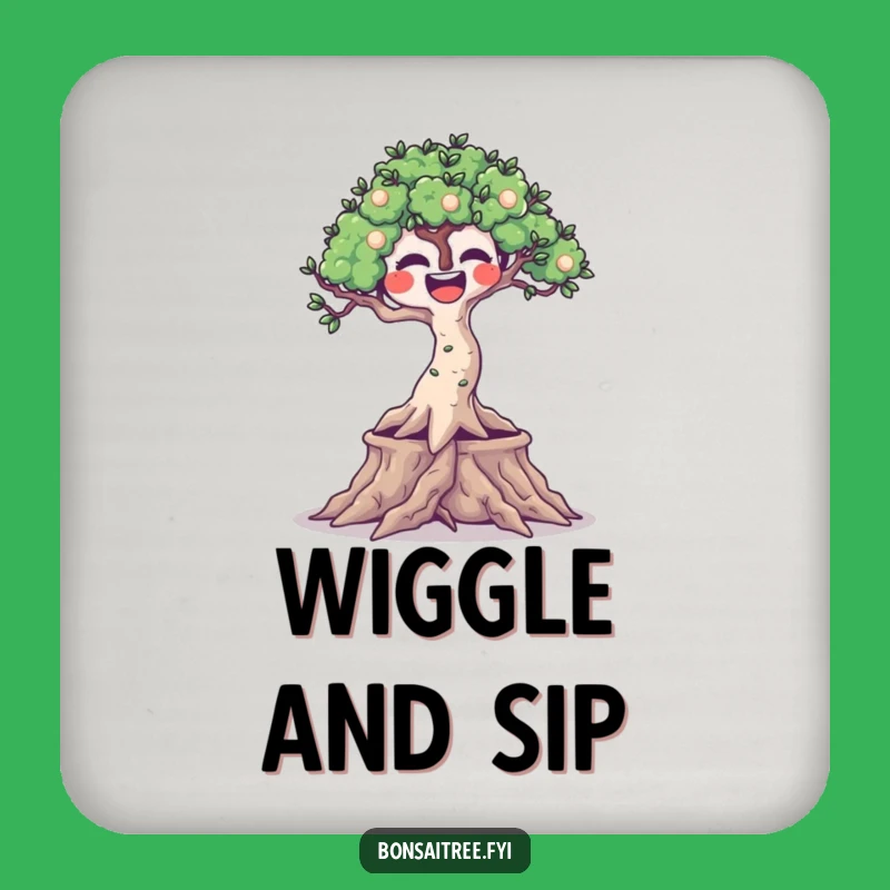 Funny Bonsai Roots Coaster Set: Joyful Wiggling Gift