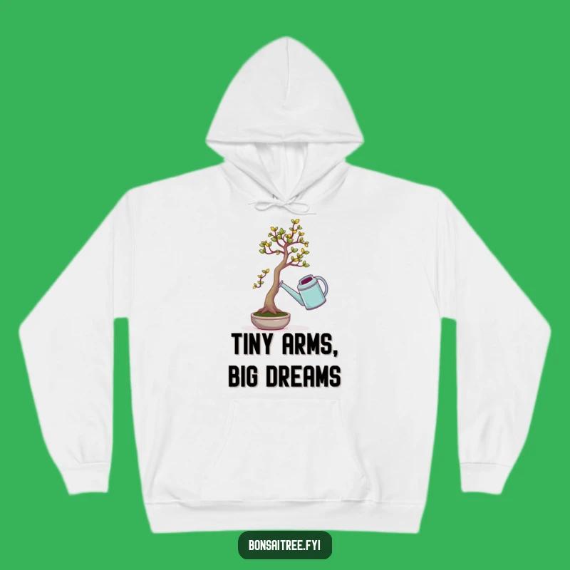 Funny Bonsai Tree Watering Can Hoodie: Cozy and Hilarious Plant Lover Apparel