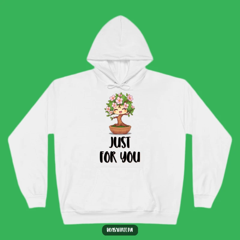 Cozy Funny Winking Bonsai Bloom Hoodie: The Ultimate Gift for Green Thumbs