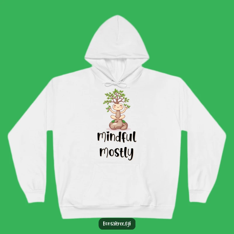 Cozy Funny Yoga Bonsai Hoodie: Warmth and Whimsy, Ideal Funny Gift