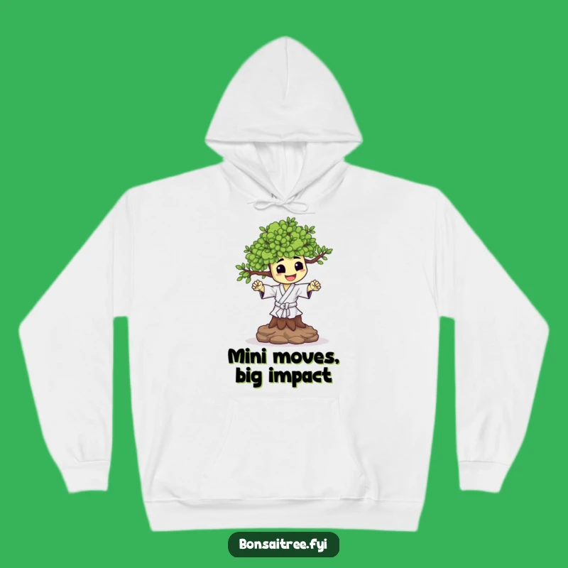 Cozy Funny Happy Bonsai Karate Chop Hoodie: Power Up Your Comfort