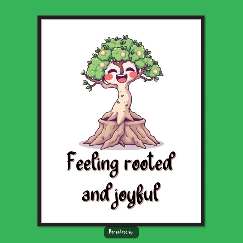 Funny Free Printable Bonsai Wall Art: Joyful Wiggles for Happy Decor