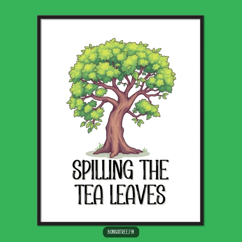 Funny Free Printable Wall Art: Secretive Tree, Whimsical Decor Downloadable for Your Space!