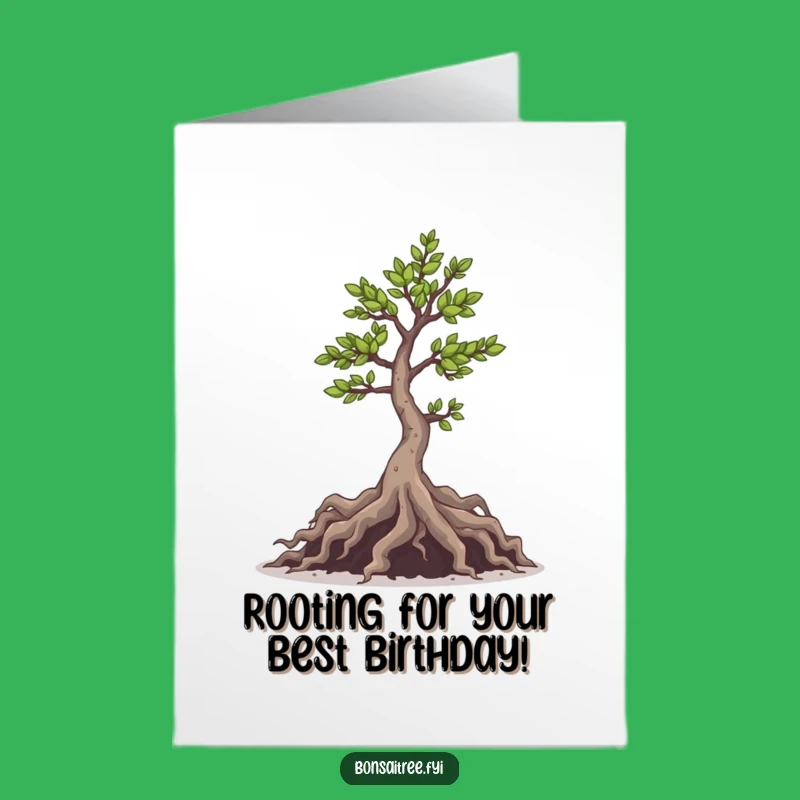 Funny Free Printable Mischief Bonsai Birthday Card - Playful Downloadable Gift!