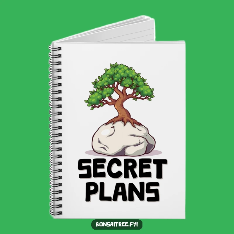 Funny Bonsai Notebook: Peeking Eyes, Rock Hiding Journal