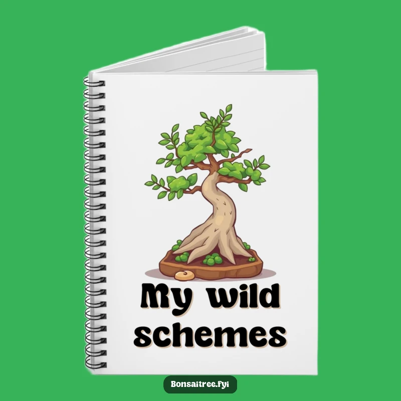 Funny Bonsai Tree Somesault Notebook - Silly Action Journal, Ideal Gift