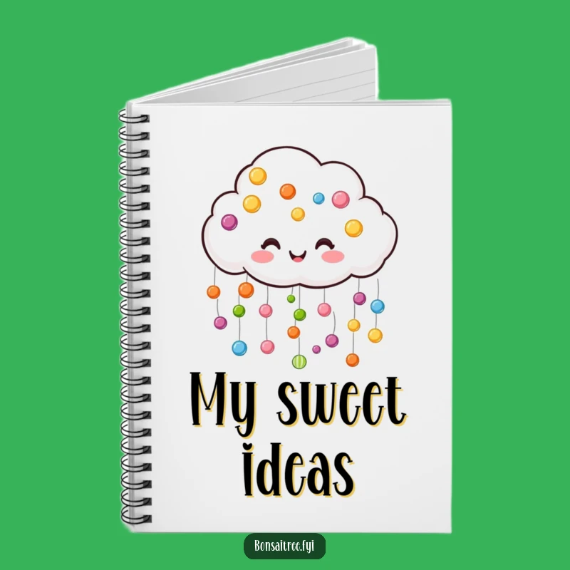 Funny Candy Cloud Notebook - Jot Down Sweet Ideas