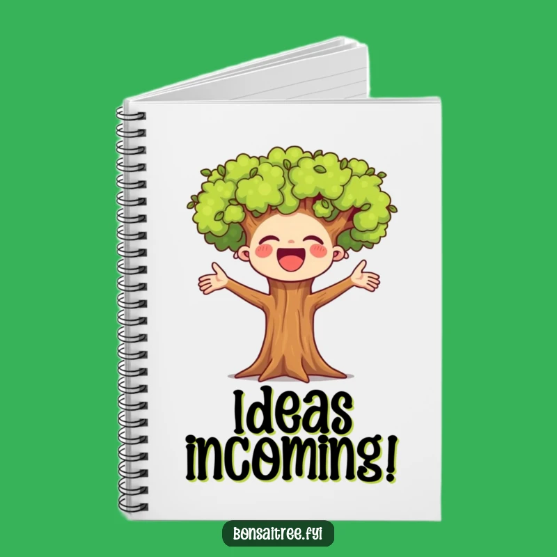 Funny Cheerful Tree Notebook, A Happy Journal for Inspiring Ideas
