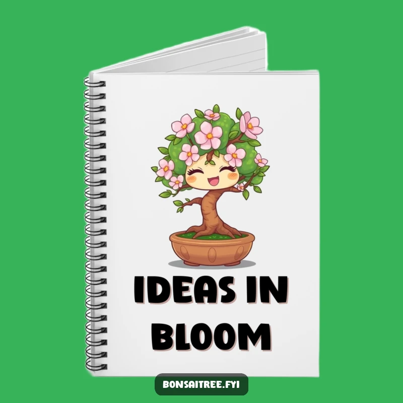 Funny Winking Bonsai Bloom Notebook: Jot Down Ideas with This Hilarious Gift
