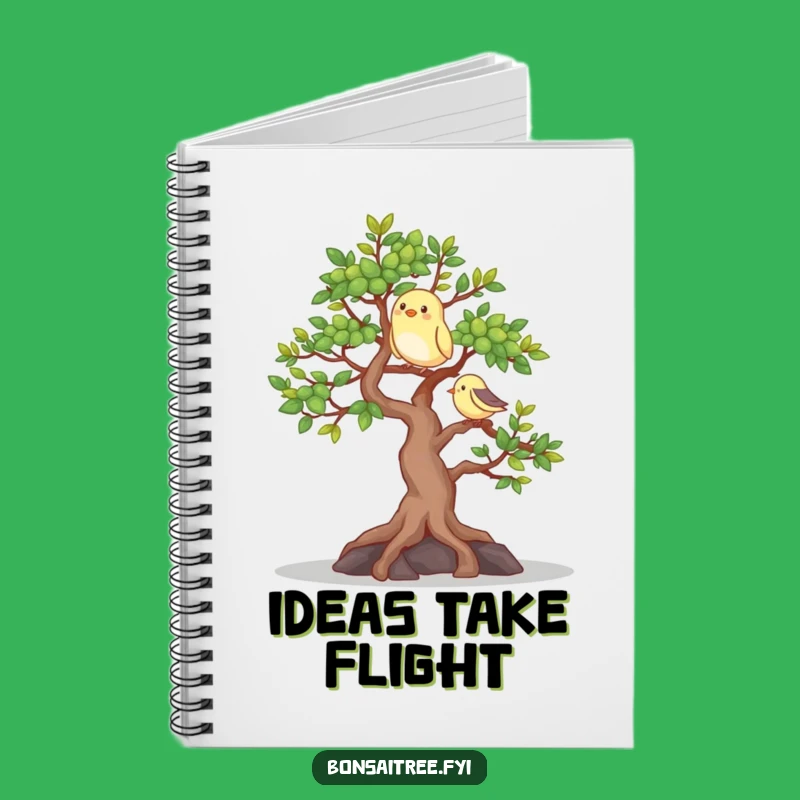 Happy Bonsai Bird Notebook: Capture Ideas with Natural Grace, Thoughtful Funny Gift