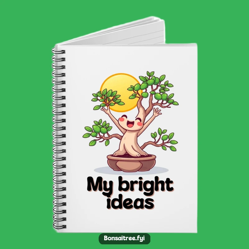 Funny Beaming Bonsai Sun Stretch Notebook: Cheerful Journal for Sunny Ideas