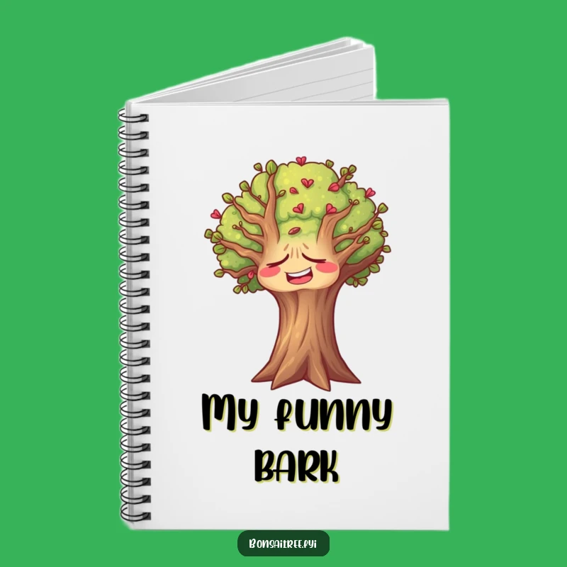 Funny Laughing Tree Notebook: Jot Down Ideas with Silent Giggles