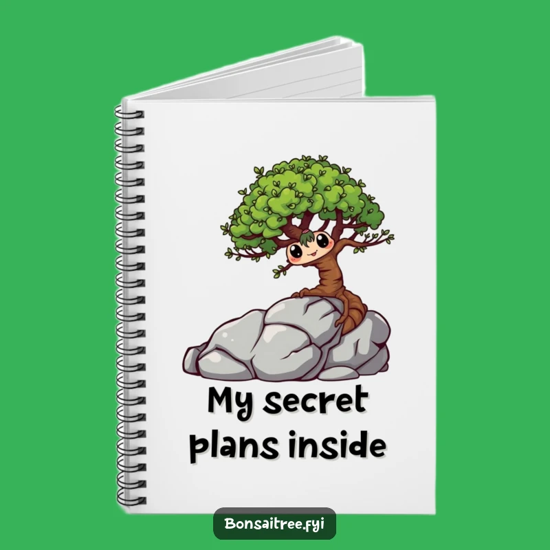 Funny Bonsai Tree Notebook: Mischievous Hider Pages, Hilarious Journal Gift
