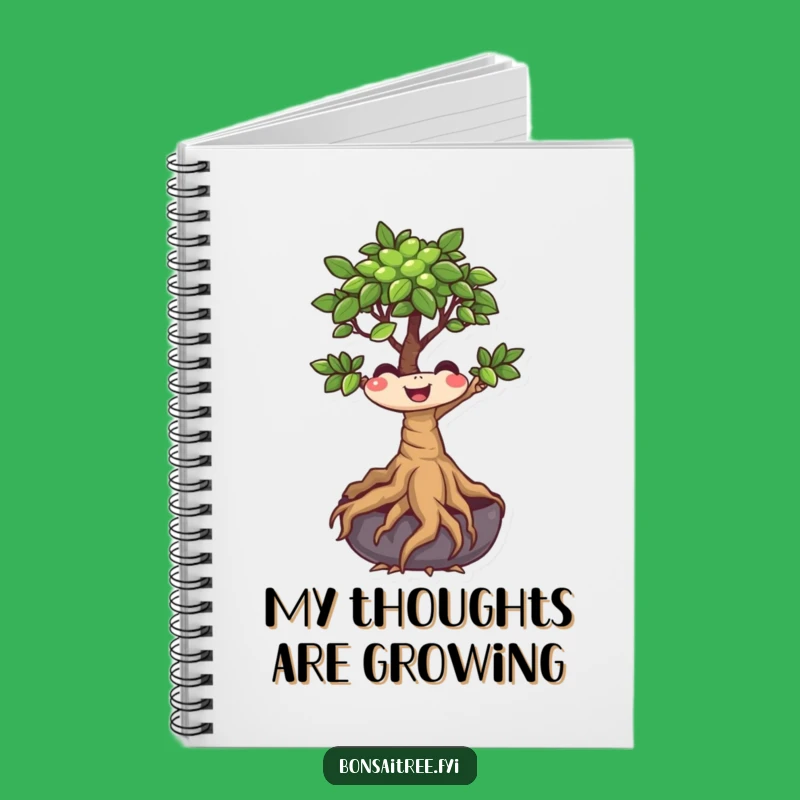 Funny Bonsai Tree Notebook: Wiggling Roots Pages, Hilarious Journal Gift