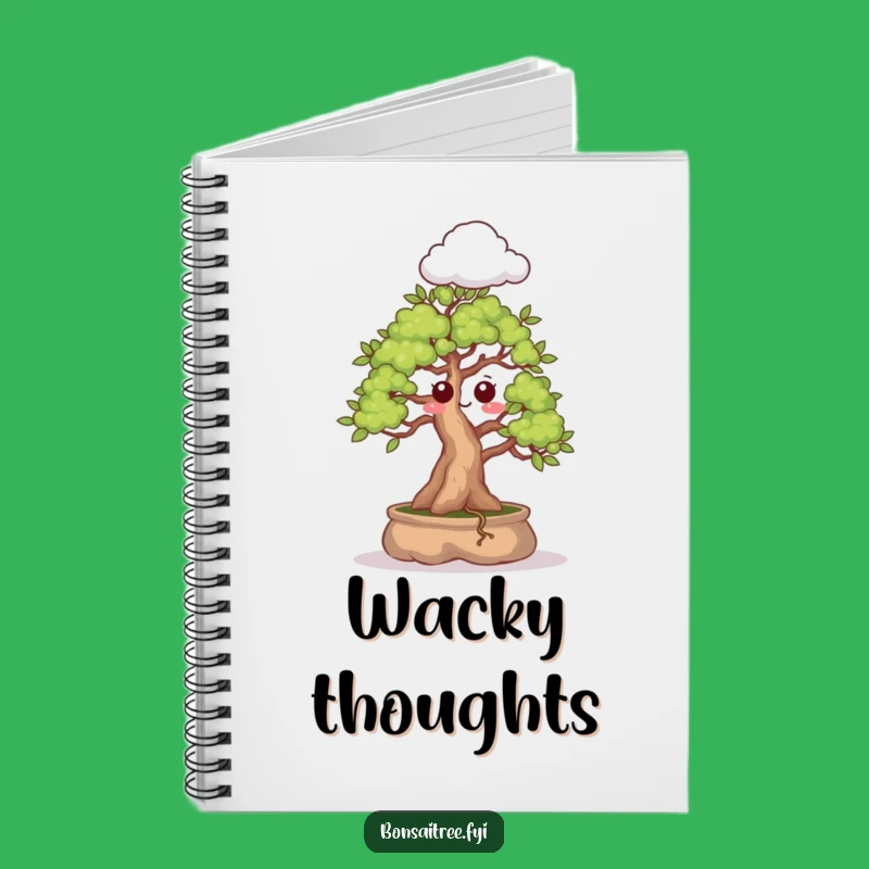 Funny Bonsai Notebook: Surprised Cover, Cloud Sprout Journal