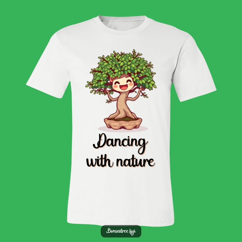 Funny Joyful Bonsai Dancing T-Shirt: Feel the Rhythm with This Humorous Gift