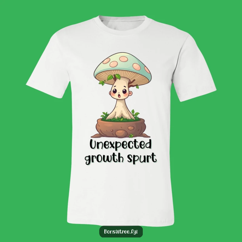Funny Bonsai Mushroom Surprise T-Shirt: A Hilarious Statement Piece Gift