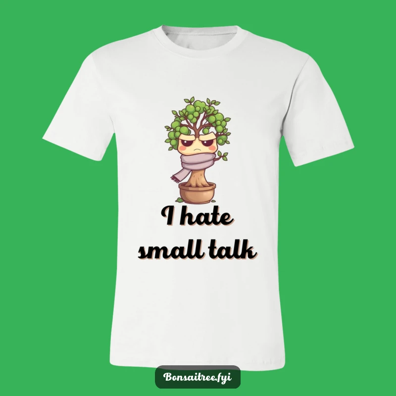 Funny Grumpy Bonsai Tree T-Shirt - A Comical Outfit for Plant Enthusiasts and Humor Seekers