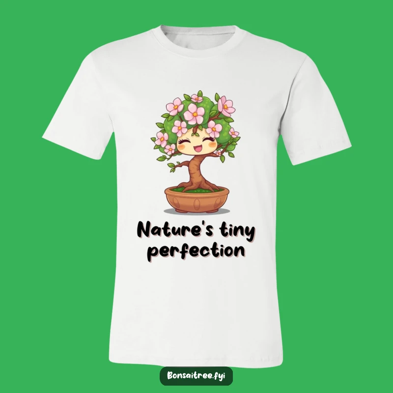 Funny Winking Bonsai Bloom T-Shirt: A Hilarious Gift for Nature Enthusiasts