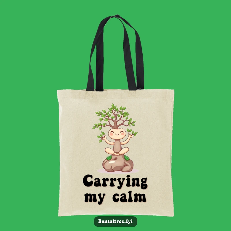 Funny Yoga Bonsai Tote Bag: Carry Your Essentials with a Smile, Great Funny Gift