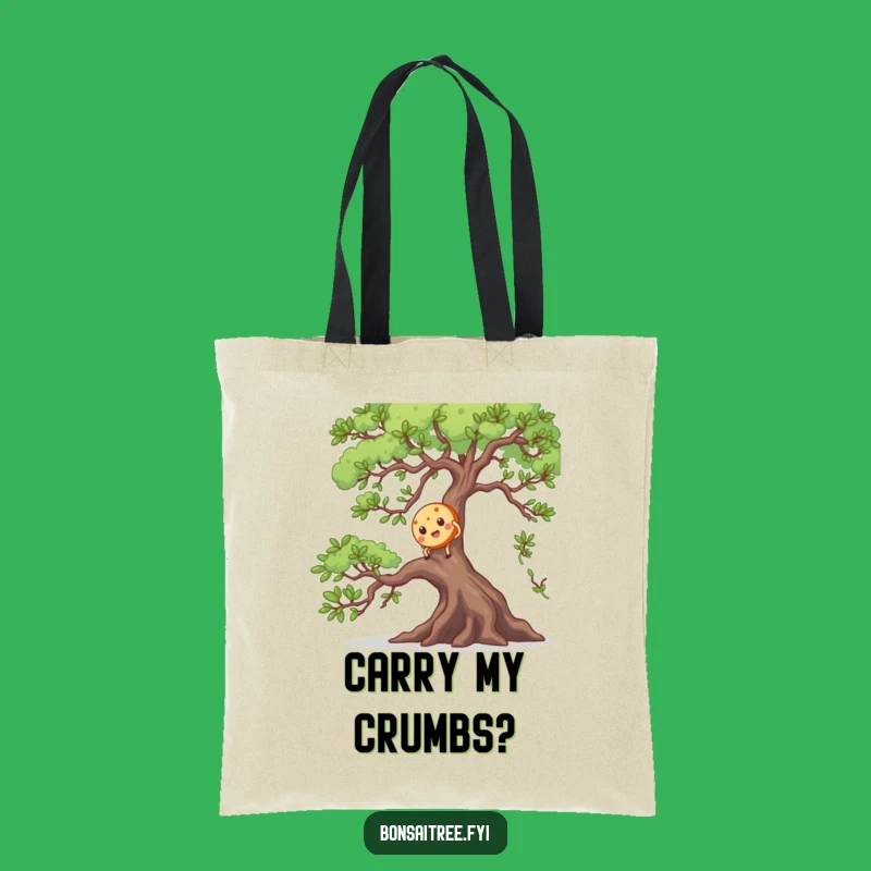 Funny Cookie's Bonsai Climb Tote Bag: Carry Your Laughs on This Hilarious Adventure!