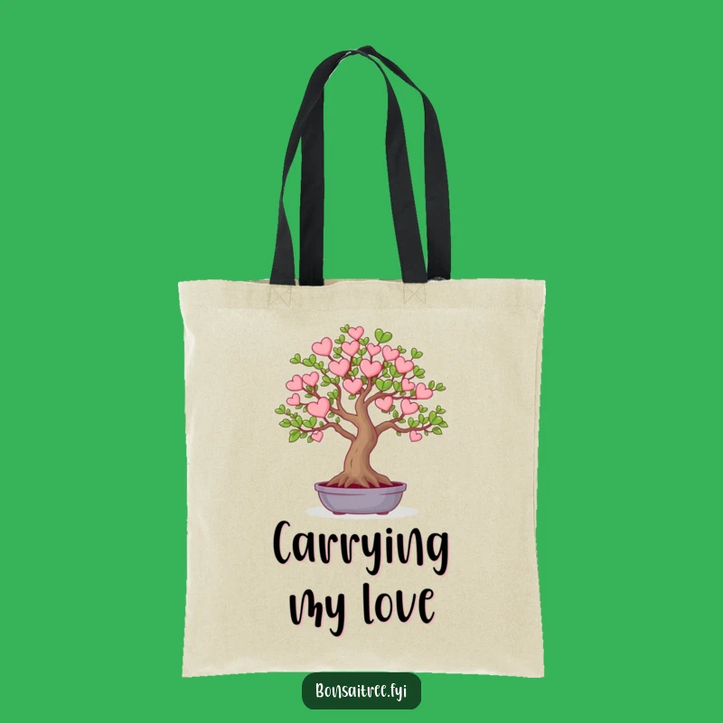 Funny Heart Leaf Tote Bag, A Loving and Humorous Everyday Accessory