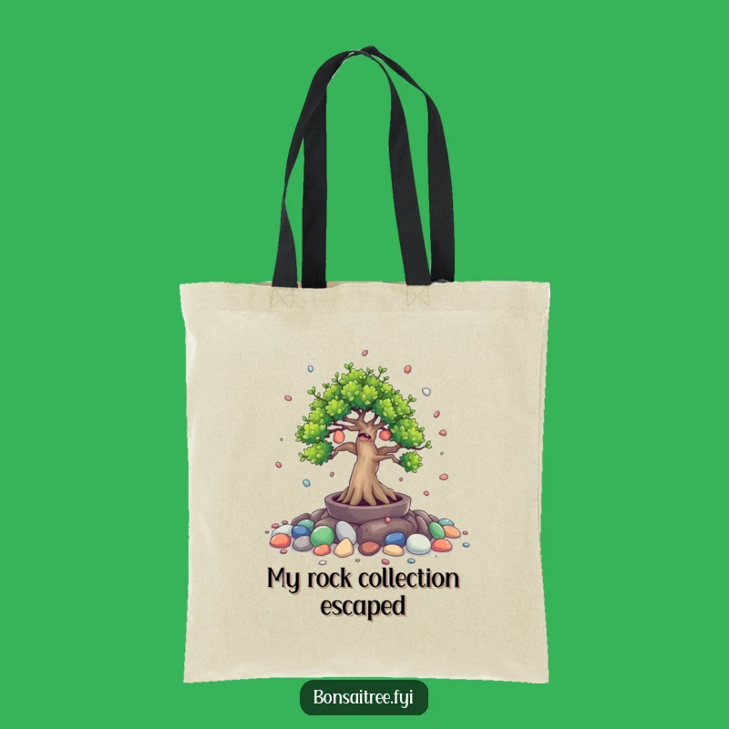 Chic Funny Bonsai Stone Spill Tote Bag: Your Everyday Funny Accessory
